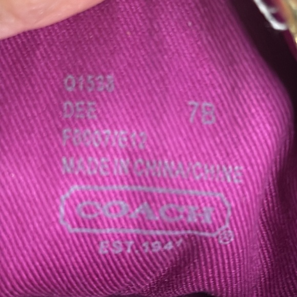 Coach Dee Poppy Pop C Women's Multicolor gold Sneakers - Picture 10 of 10